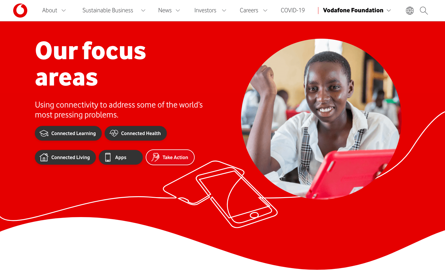 Vodafone Foundation Homepage